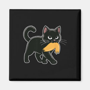 Imán Gatos negros divertidos contra Trump Anti Trump Te