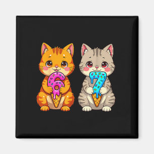Imán Gatos Neko Kawaii Lindos Meme Divertido Drip Sesen