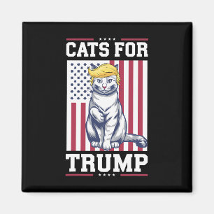 Imán Gatos Para Trump 2024 Vota Al Presidente Donald Tr