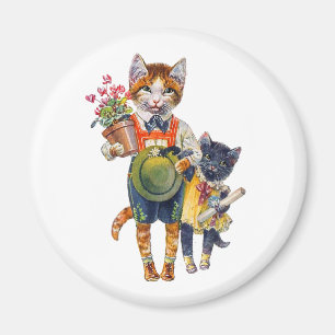 Imán Gatos pequeños y adorables con regalos