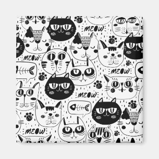 Imán Gatos por todas partes