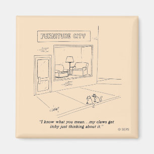 Imán Gatos que agarran los muebles