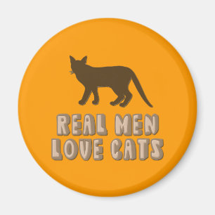 Imán Gatos reales del amor de los hombres