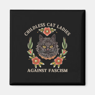 Imán Gatos sin hijos contra mujeres fascistas
