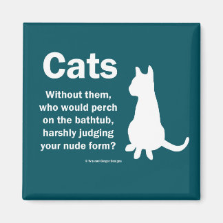 Imán Gatos y bañeras
