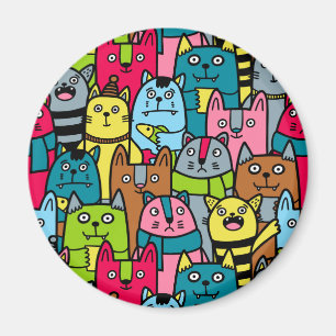 Imán Gatos y gatos