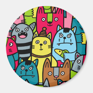 Imán Gatos y gatos