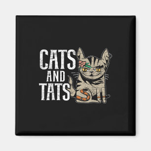 Imán Gatos Y Gatos Tatuajes Tatuaje Tattoo Tattoooing K