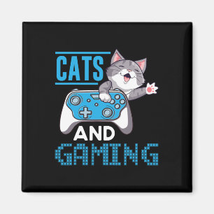 Imán Gatos Y Juegos Para El Juego De Videojuego De Gato