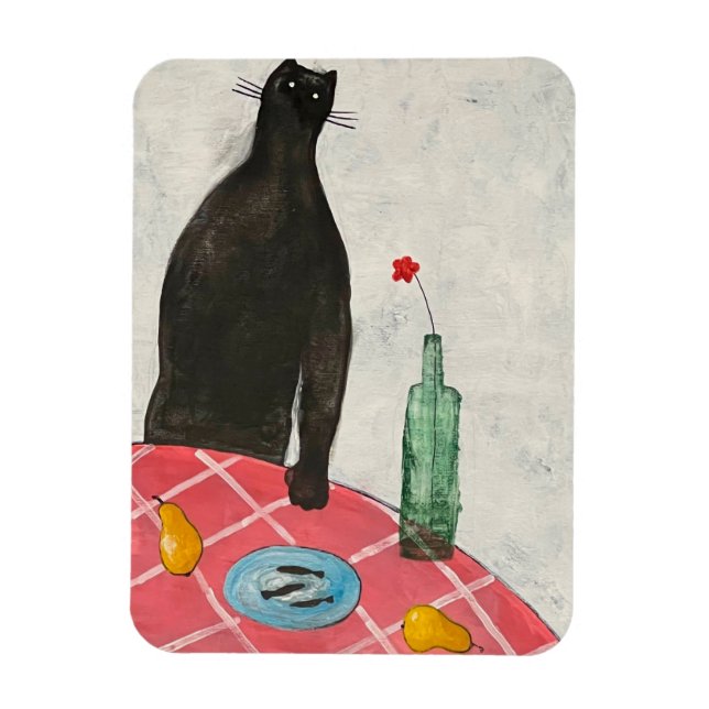 Imán Gatos y peces (Vertical)
