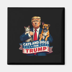 Imán Gatos Y Perros Para Gatitos Y Perros De Trump 2024