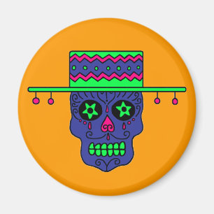 Imán Gaucho Sugar Skull