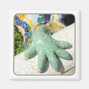 Imán Gaudi Lizard Hand Tiles