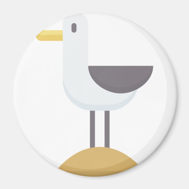 Imán gaviota (Frente)