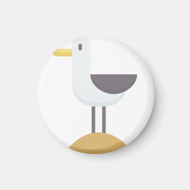 Imán gaviota (Frente)