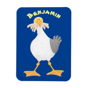 Imán Gaviota divertida con personalizado de patatas fri