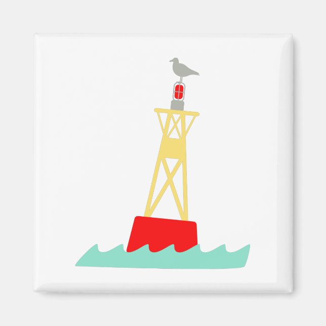 Imán Gaviota En Buoy (Frente)