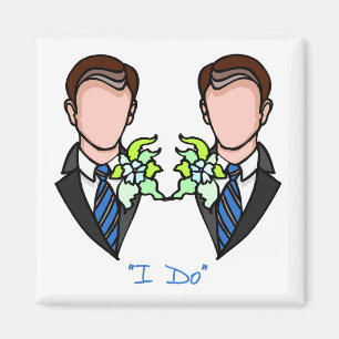 Imán Gay Groom Marriott Magnet