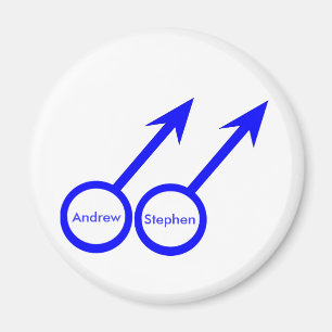 Imán Gay Lovers Personalizable Magnet