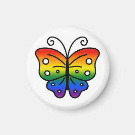 Imán Gay Pride Butterfly Magnet