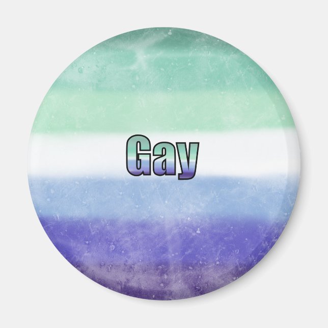 Imán Gay pride flag magnet (Frente)