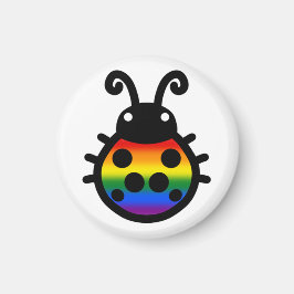 Imán Gay Pride Ladybug Magnet