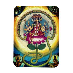 Imán Gayatri Mantra (personificación como diosa)