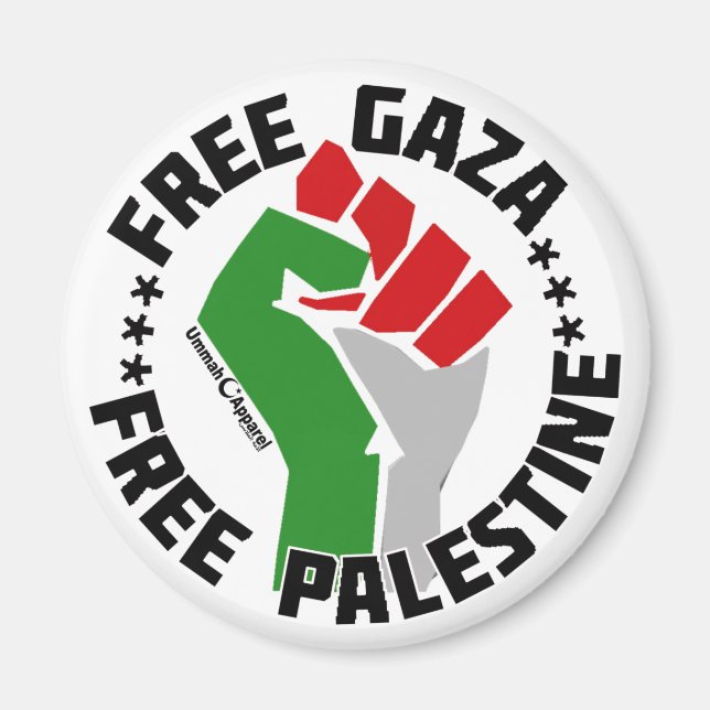 Imán gaza libre de palestina (Frente)