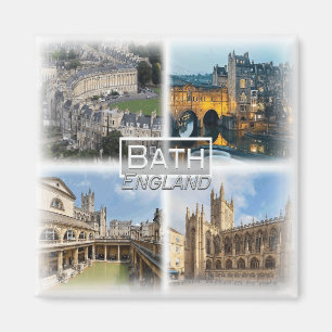 Imán GB0138 Europa, Inglaterra, Bath, Fridge