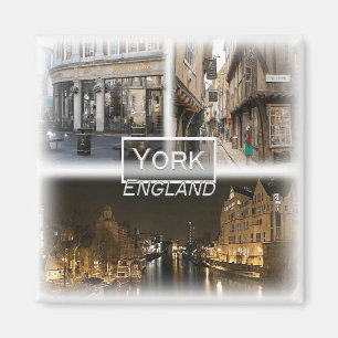 Imán GB0143 Europa, Inglaterra, York, Fridge