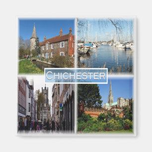 Imán GB Chichester - Iglesia de Bosham y Brook House -