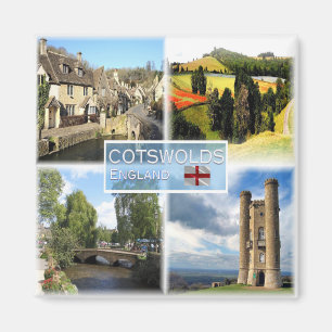 Imán GB Cotswold - Castle Combe - Panorama Field -