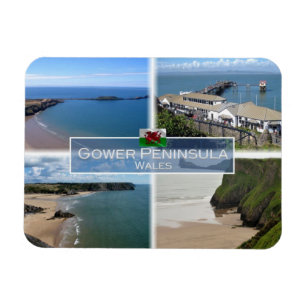 Imán GB Reino Unido - Gales - La península de Gower -