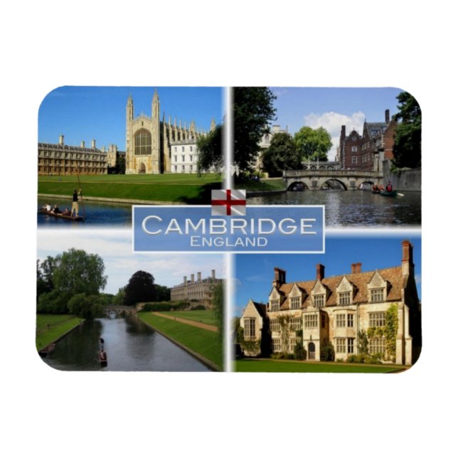 Imán GB Reino Unido - Inglaterra - Cambridge - (Horizontal)