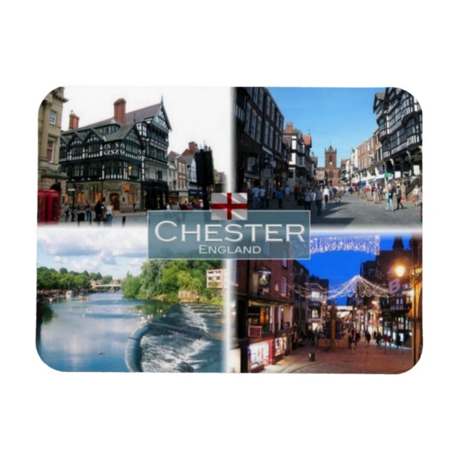 Imán GB Reino Unido - Inglaterra - Chester - (Horizontal)