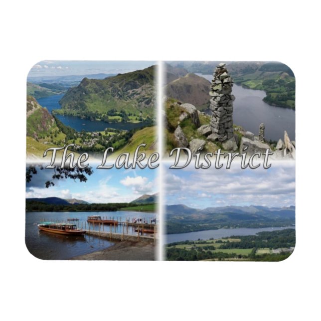Imán GB Reino Unido - Inglaterra - Distrito Lake - (Horizontal)