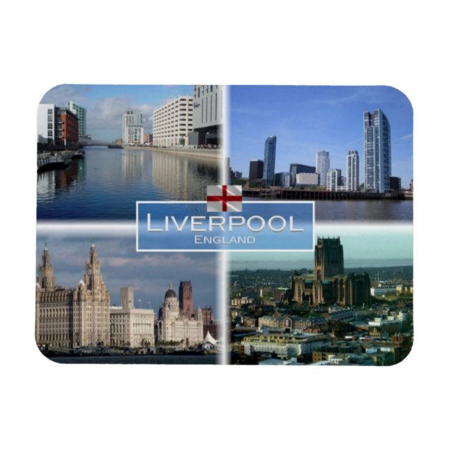 Imán GB Reino Unido - Inglaterra - Liverpool - (Horizontal)