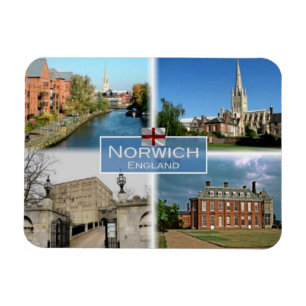 Imán GB Reino Unido - Inglaterra - Norwich Norfolk -