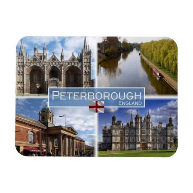 Imán GB Reino Unido - Inglaterra - Peterborough - (Horizontal)