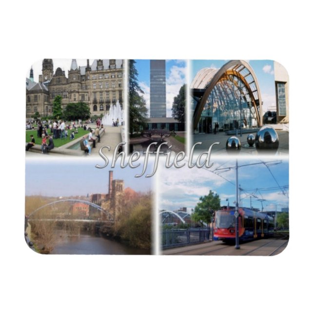Imán GB Reino Unido - Inglaterra - Sheffield - (Horizontal)
