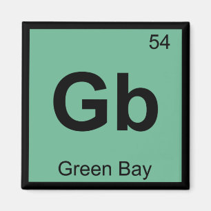 Imán GB - Tabla periódica de la química de Wisconsin