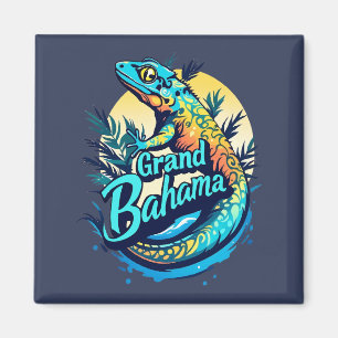 Imán Gecko Caribe de Gran Bahama
