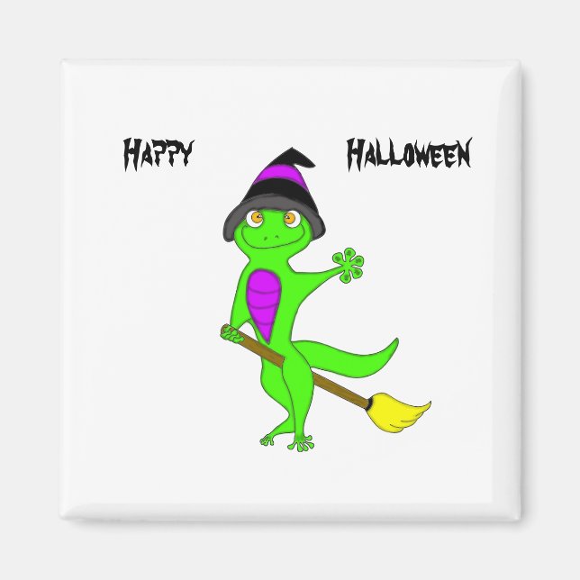 Imán gecko de bruja (Frente)