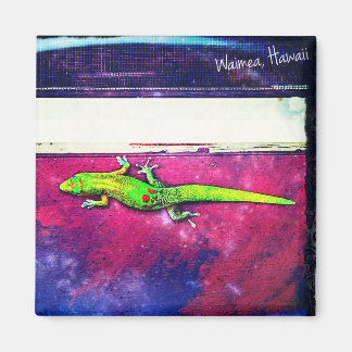 Imán Gecko del Día del Polvo Oro