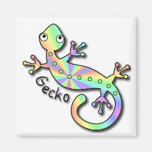Imán Gecko psicodélico
