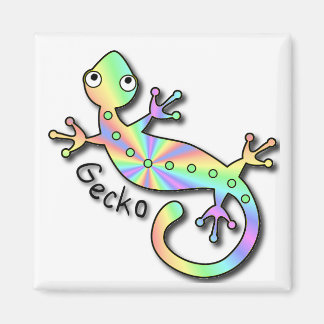 Imán Gecko psicodélico