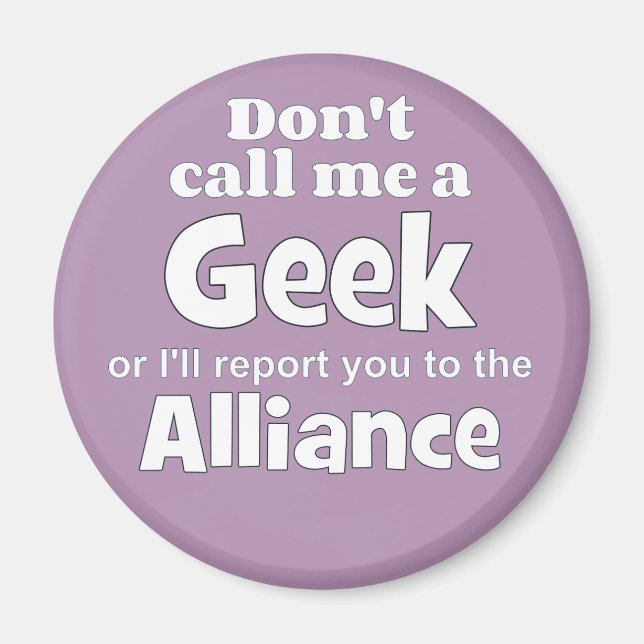 Imán Geek Alliance wf (Frente)