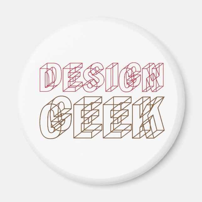 Imán Geek de diseño (Frente)