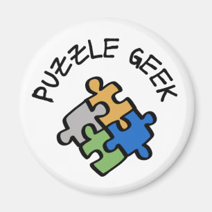 Imán Geek del rompecabezas