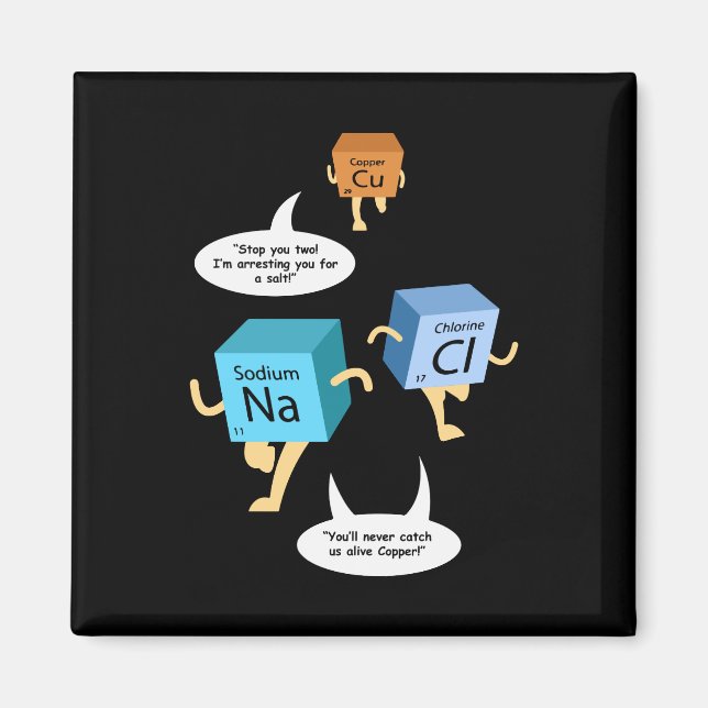 Imán Geek Gag, profesor de ciencias (Frente)